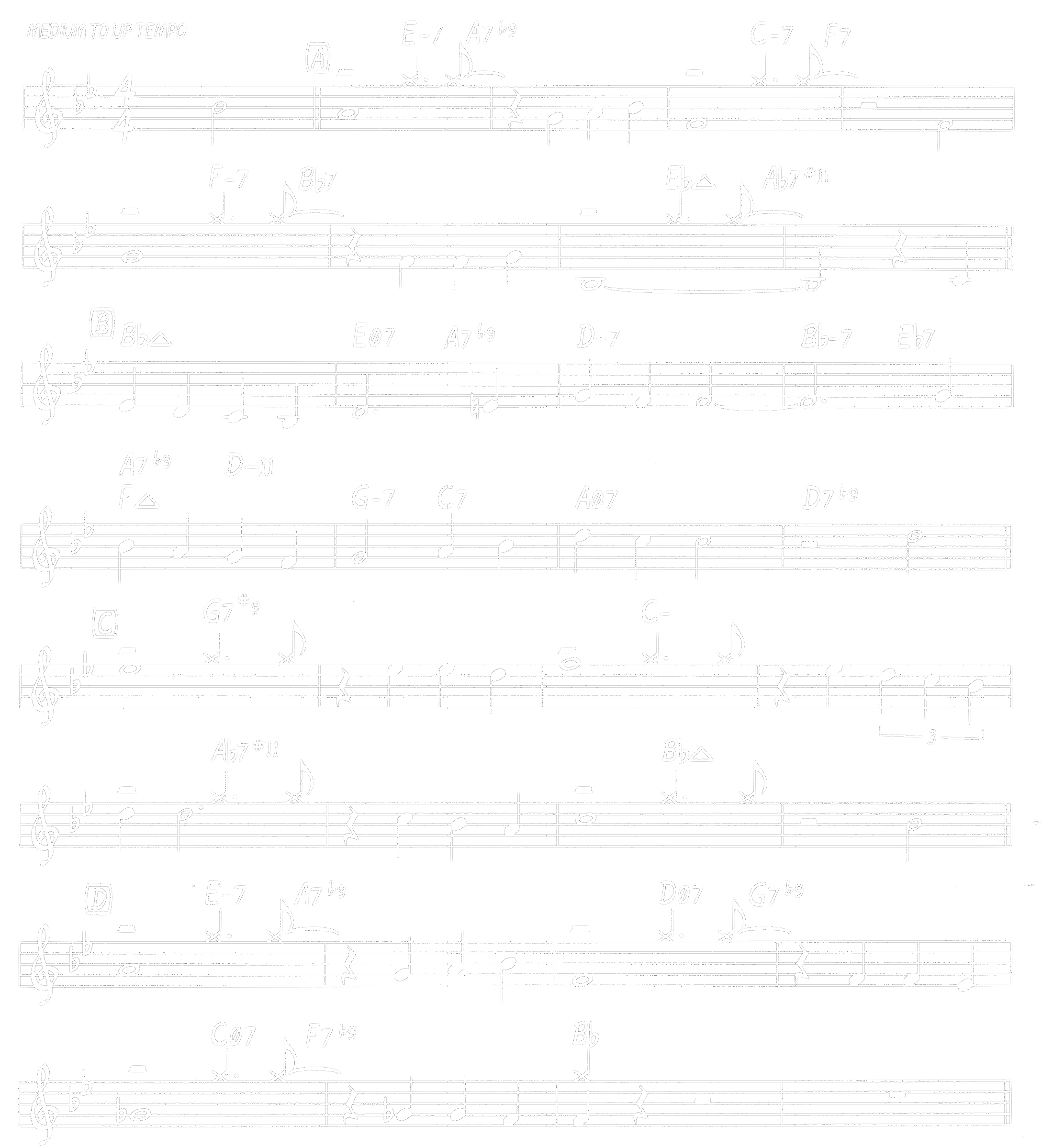 Image de fond d'une partition de musique
